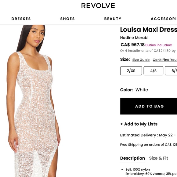 Nadine Merabi Louisa Dress size S - Picture 2 of 13